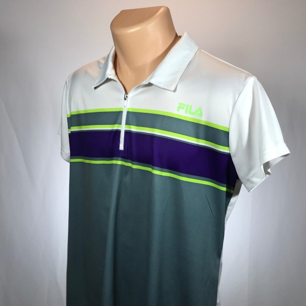 Fila Sport XL Golf Polo Mens Fitted Shirt Size XL